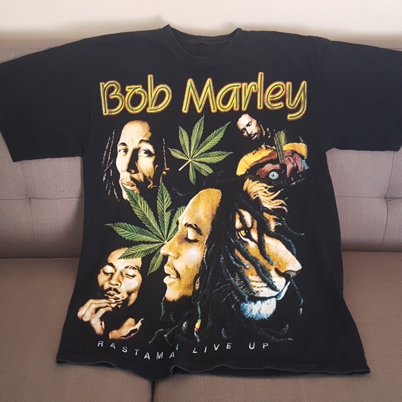 Other - Black Bob Marley male t shirt